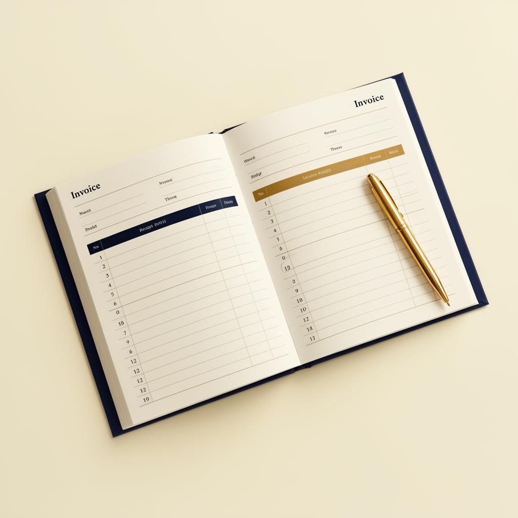 Mockup Carnets de facture